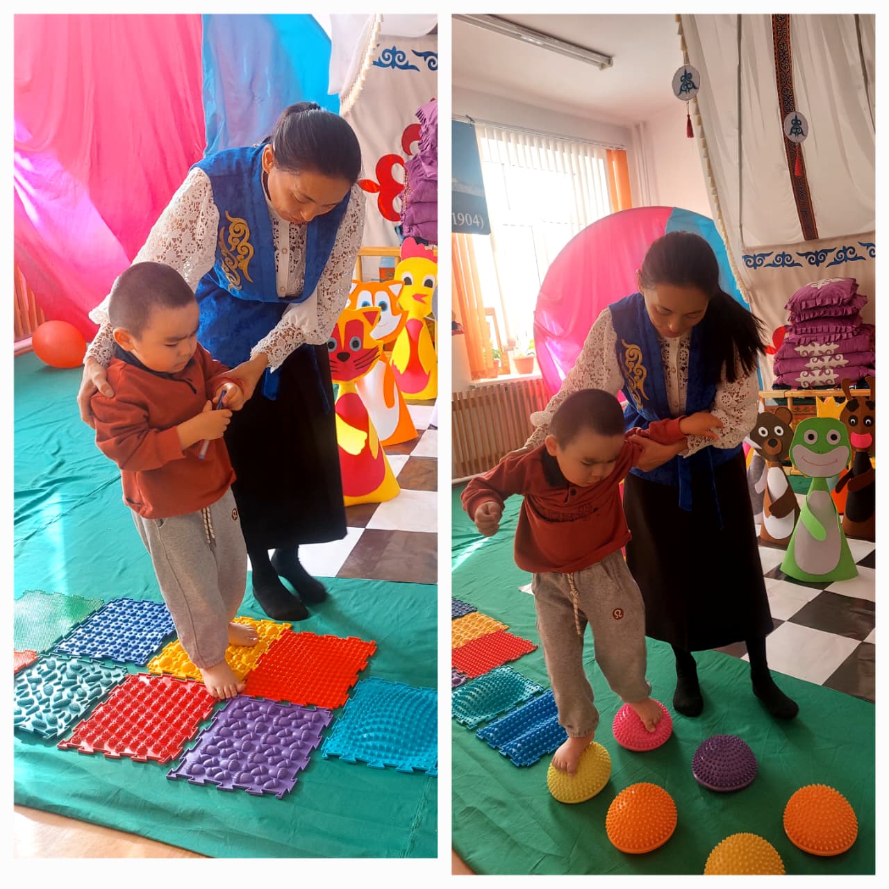 Баламен жеке жұмыс.