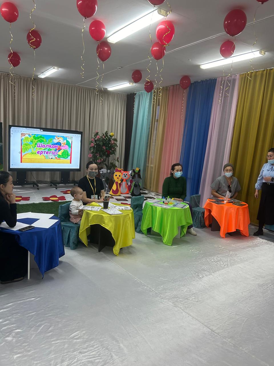 Ашық есік күнінде ата-аналармен өткізілген іс-шара.